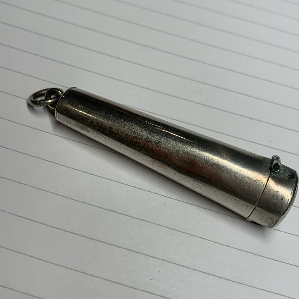 Sterling Antique Pulls Case Pendant - image 1